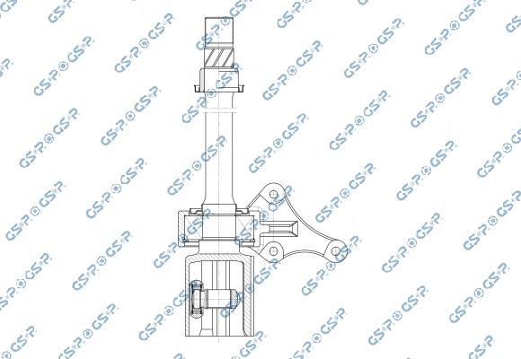 GSP 603342 - Шарнірний комплект, ШРУС, приводний вал autocars.com.ua