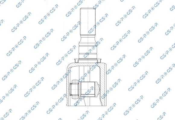 GSP 603346 - Шарнірний комплект, ШРУС, приводний вал autocars.com.ua