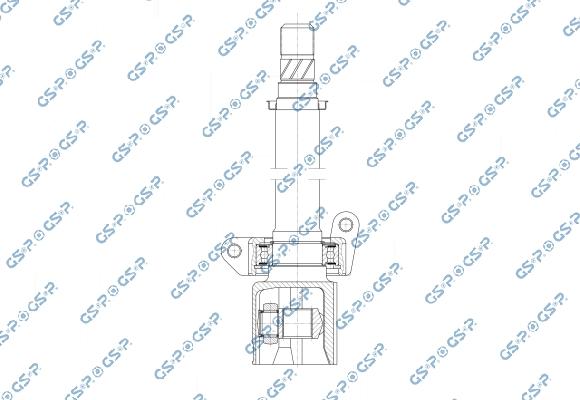 GSP 603386 - Шарнірний комплект, ШРУС, приводний вал autocars.com.ua