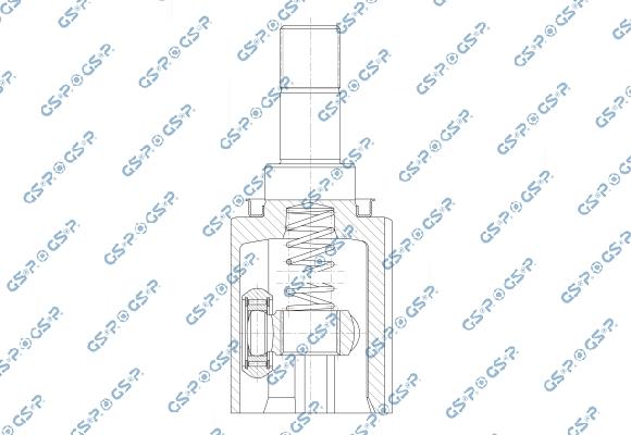 GSP 603389 - Шарнірний комплект, ШРУС, приводний вал autocars.com.ua