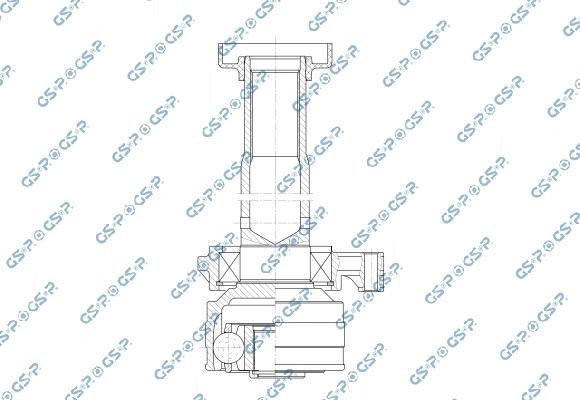 GSP 603461 - Шарнірний комплект, ШРУС, приводний вал autocars.com.ua