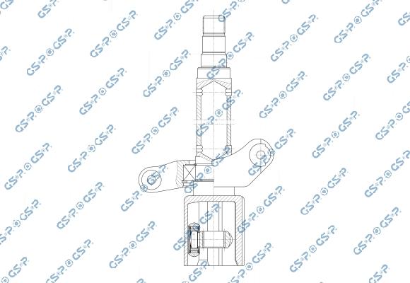 GSP 603483 - Шарнірний комплект, ШРУС, приводний вал autocars.com.ua