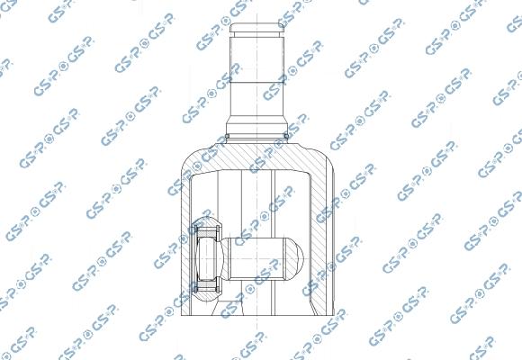 GSP 603585 - Шарнірний комплект, ШРУС, приводний вал autocars.com.ua