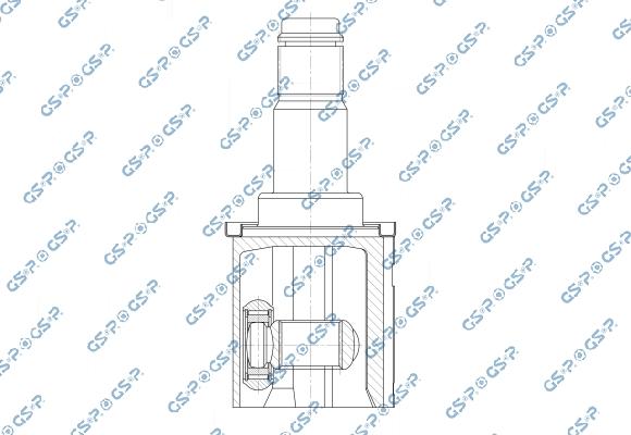 GSP 603627 - Шарнірний комплект, ШРУС, приводний вал autocars.com.ua