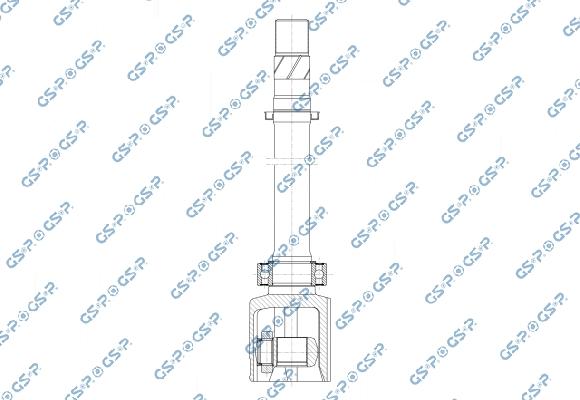 GSP 603638 - Шарнірний комплект, ШРУС, приводний вал autocars.com.ua
