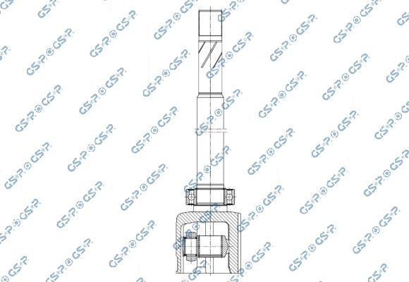 GSP 603741 - Шарнірний комплект, ШРУС, приводний вал autocars.com.ua
