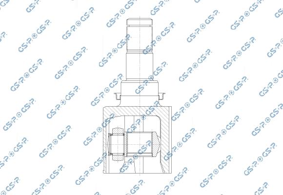 GSP 657169 - Шарнірний комплект, ШРУС, приводний вал autocars.com.ua