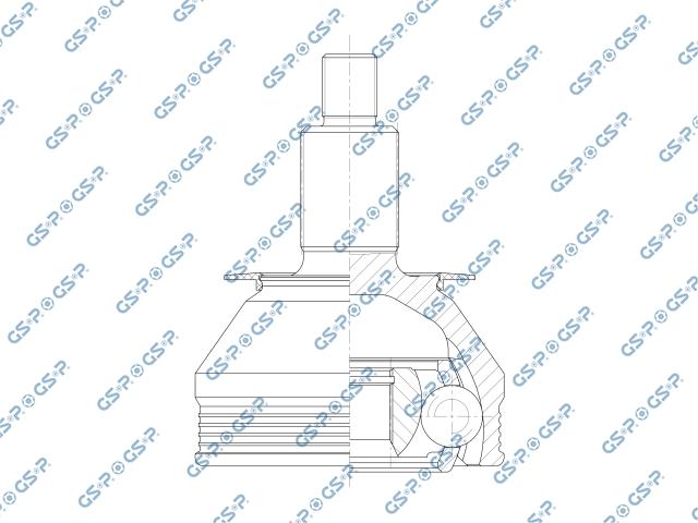 GSP 801744 - Шарнірний комплект, ШРУС, приводний вал autocars.com.ua