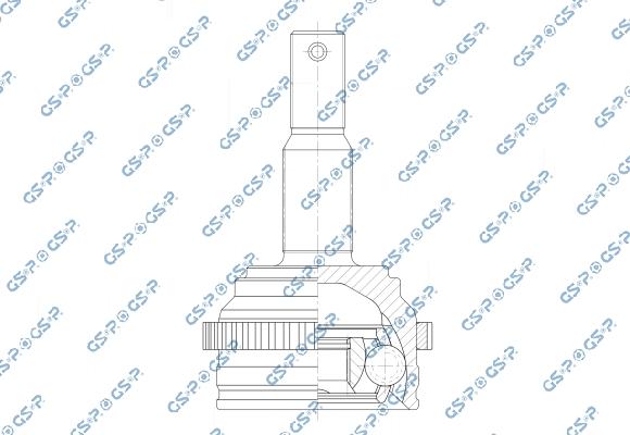 GSP 802374 - Шарнірний комплект, ШРУС, приводний вал autocars.com.ua