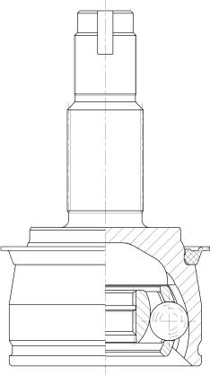 GSP 802554 - Шарнірний комплект, ШРУС, приводний вал autocars.com.ua