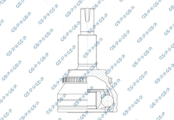 GSP 802593 - Шарнірний комплект, ШРУС, приводний вал autocars.com.ua