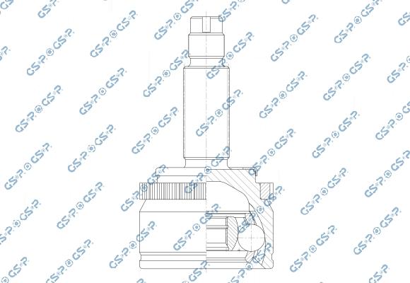 GSP 802783 - Шарнірний комплект, ШРУС, приводний вал autocars.com.ua
