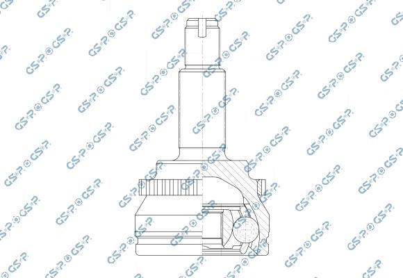 GSP 803315 - Шарнірний комплект, ШРУС, приводний вал autocars.com.ua