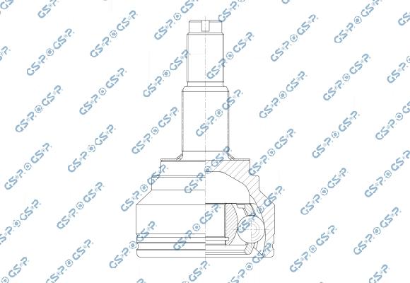 GSP 803327 - Шарнірний комплект, ШРУС, приводний вал autocars.com.ua