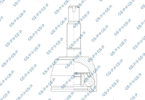GSP 803334 - Шарнірний комплект, ШРУС, приводний вал autocars.com.ua