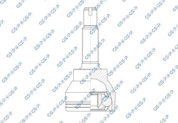 GSP 803336 - Шарнірний комплект, ШРУС, приводний вал autocars.com.ua