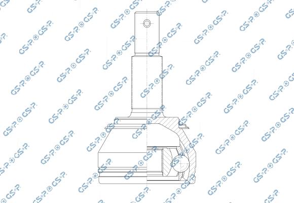 GSP 803436 - Шарнірний комплект, ШРУС, приводний вал autocars.com.ua