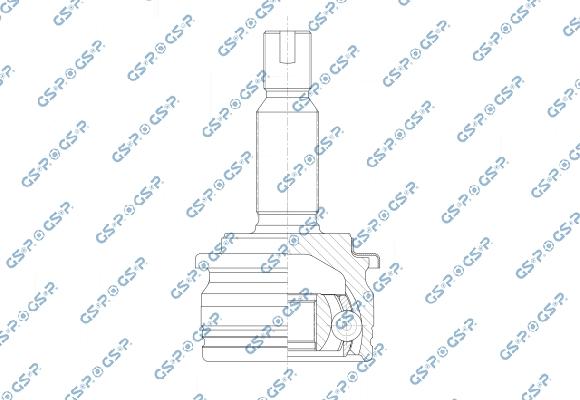 GSP 803462 - Шарнірний комплект, ШРУС, приводний вал autocars.com.ua