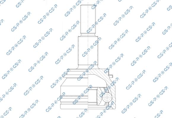 GSP 803466 - Шарнірний комплект, ШРУС, приводний вал autocars.com.ua