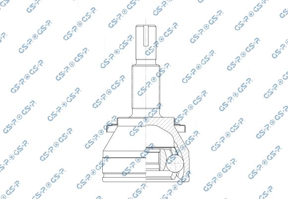 GSP 803471 - Шарнірний комплект, ШРУС, приводний вал autocars.com.ua