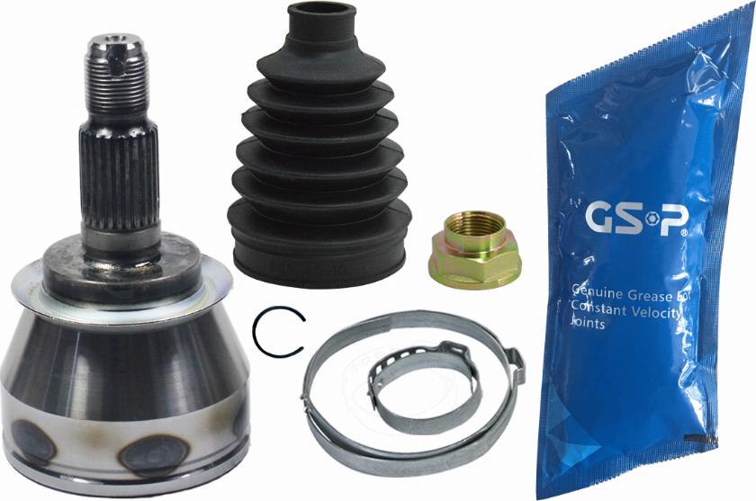 GSP 805008 - Шарнірний комплект, ШРУС, приводний вал autocars.com.ua