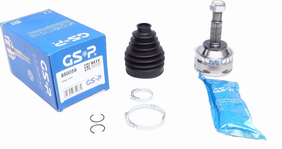 GSP 850059 - Шарнірний комплект, ШРУС, приводний вал autocars.com.ua