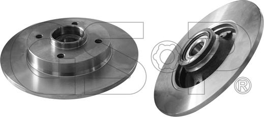 GSP 9230145 - Тормозной диск avtokuzovplus.com.ua