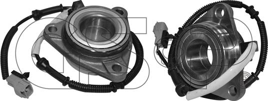 GSP 9245021 - Комплект подшипника ступицы колеса autodnr.net