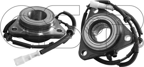 GSP 9245029 - Комплект подшипника ступицы колеса autodnr.net