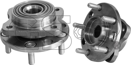 GSP 9326060 - Комплект підшипника маточини колеса autocars.com.ua