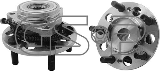 GSP 9328005 - Комплект подшипника ступицы колеса autodnr.net