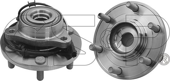 GSP 9329038 - Комплект подшипника ступицы колеса avtokuzovplus.com.ua