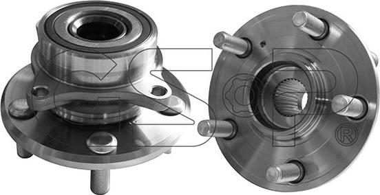 GSP 9330058 - Комплект подшипника ступицы колеса avtokuzovplus.com.ua