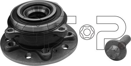 GSP 9330072K - Комплект подшипника ступицы колеса autodnr.net