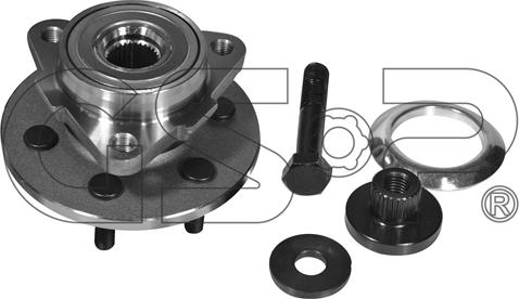 GSP 9331006K - Комплект підшипника маточини колеса autocars.com.ua