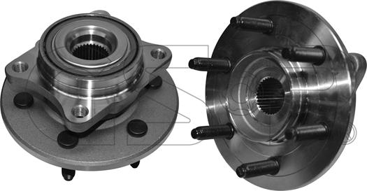 GSP 9333106 - Комплект підшипника маточини колеса autocars.com.ua
