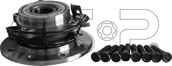 GSP 9333113K - Комплект підшипника маточини колеса autocars.com.ua