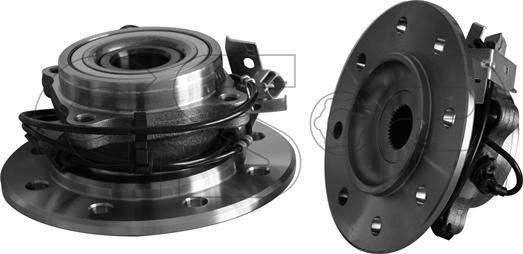 GSP 9333113 - Комплект підшипника маточини колеса autocars.com.ua