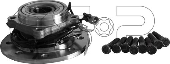 GSP 9333114K - Комплект підшипника маточини колеса autocars.com.ua