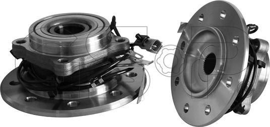 GSP 9333114 - Комплект підшипника маточини колеса autocars.com.ua
