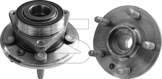 GSP 9333118 - Комплект підшипника маточини колеса autocars.com.ua