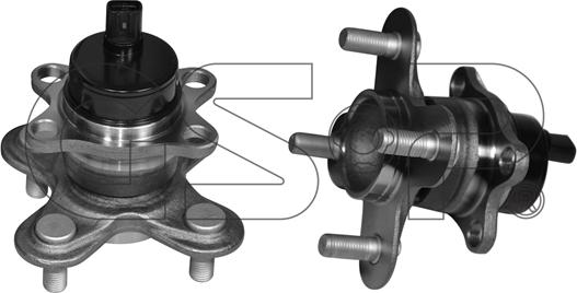 GSP 9400115 - Комплект підшипника маточини колеса autocars.com.ua