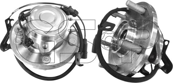 GSP 9400179 - Комплект подшипника ступицы колеса autodnr.net