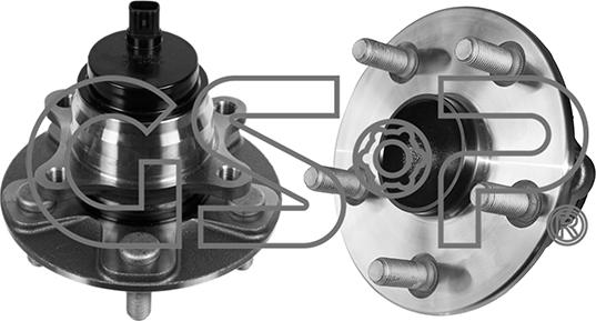 GSP 9400467 - Комплект подшипника ступицы колеса avtokuzovplus.com.ua