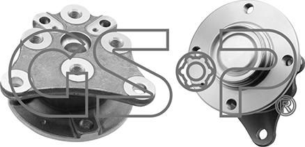 GSP 9400906 - Комплект підшипника маточини колеса autocars.com.ua