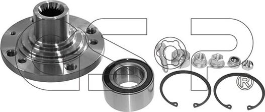 GSP 9422041F - Ступица колеса, поворотный кулак autodnr.net