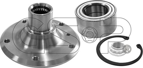 GSP 9427030K - Ступица колеса, поворотный кулак avtokuzovplus.com.ua