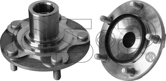 GSP 9436007 - Ступица колеса, поворотный кулак avtokuzovplus.com.ua