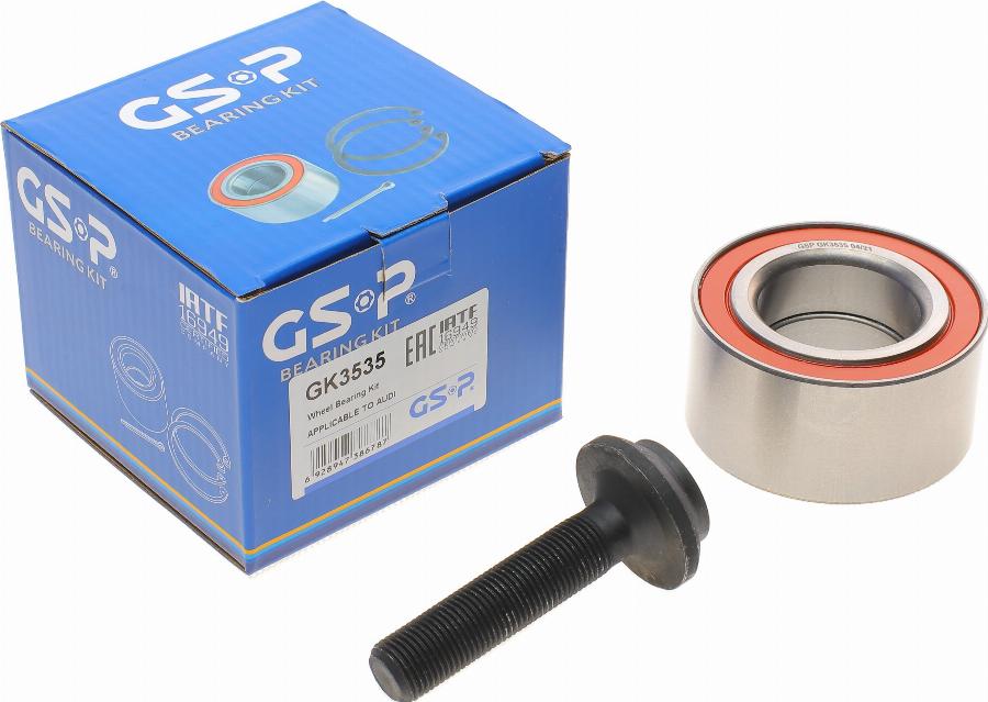 GSP GK3535 - Комплект подшипника ступицы колеса avtokuzovplus.com.ua