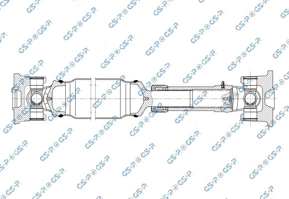 GSP PS901820 - Карданний вал, головна передача autocars.com.ua